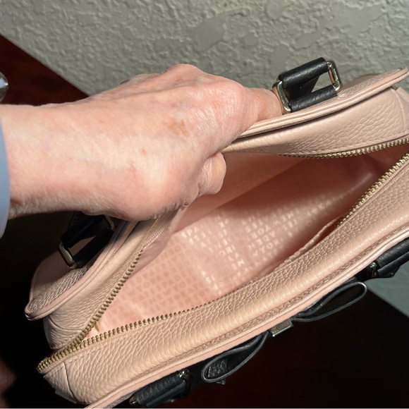 Kate Spade Blush and Black Satchel - Picture 10 of 14